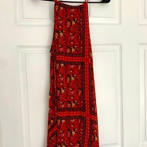 Miami Brand size M rust color floral summer dress